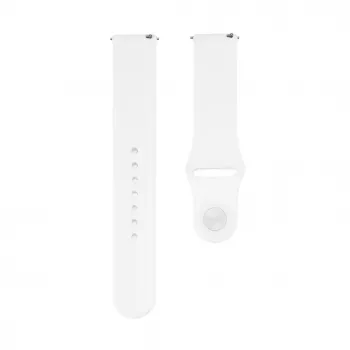 Connect 22mm cinturino in silicone Loop (S/M 110mm) bianco