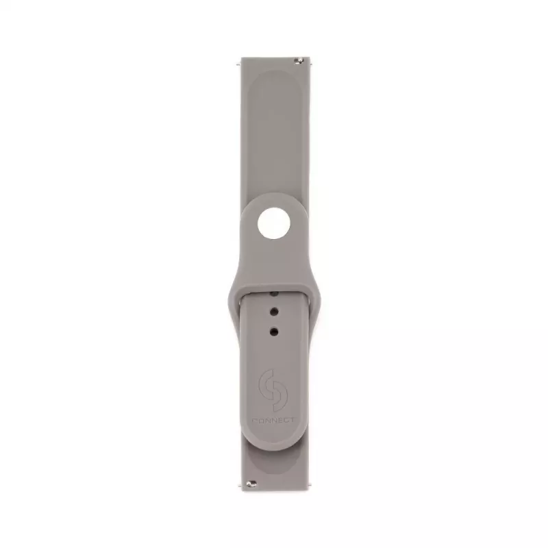 Connect 22mm cinturino in silicone Loop (S/M 110mm) grigio