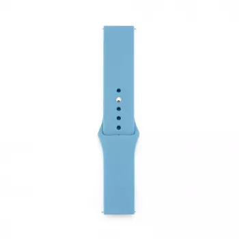 Connect 22mm cinturino in silicone Loop per orologio (S/M 110mm) blu