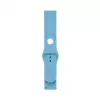 Connect 22mm cinturino in silicone Loop per orologio (S/M 110mm) blu