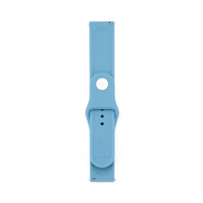 Connect 22mm cinturino in silicone Loop per orologio (S/M 110mm) blu
