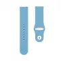 Connect 22mm cinturino in silicone Loop per orologio (S/M 110mm) blu