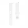 Connect 20mm cinturino in silicone Loop per orologio (S/M 110mm) bianco