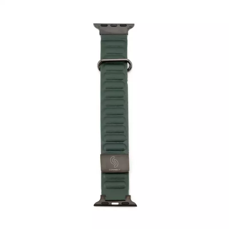 Connect Watch 42/44/45mm cinturino in similpelle PU premium con chiusura magnetica Cedar Green