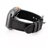 Connect Watch 38/40/41mm cinturino in similpelle con inserto in silicone (132mm M/L) nero