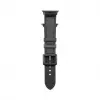 Connect Watch 42/44/45mm cinturino in similpelle con inserto in silicone (132mm M/L) nero