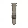 Connect Watch 42/44/45mm cinturino in similpelle con inserto in silicone (132mm M/L) argento
