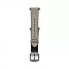 Connect Watch 42/44/45mm cinturino in similpelle con inserto in silicone (132mm M/L) argento