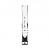 Connect 20mm cinturino in similpelle con inserto in silicone (130mm M/L) bianco