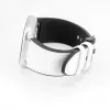 Connect 20mm cinturino in similpelle con inserto in silicone (130mm M/L) bianco
