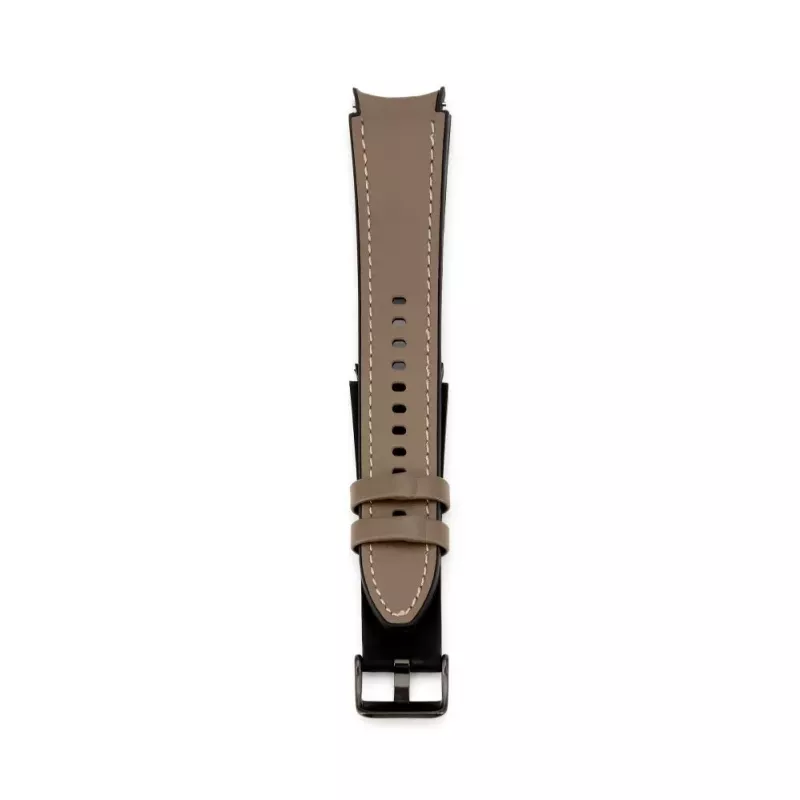 Connect 20mm cinturino in similpelle con inserto in silicone (130mm M/L) tortora