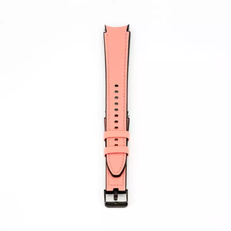 Connect 20mm cinturino in similpelle con inserto in silicone (130mm M/L) rosa