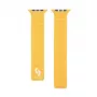 Connect Watch 38/40/41mm cinturino in twill intrecciato fine con catena magnetica giallo