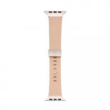 Connect Watch 38/40/41mm cinturino in pelle con fibbia a passante singolo rosa
