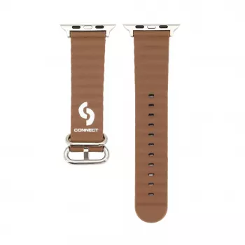 Connect Watch 38/40/41mm cinturino in pelle Marine marrone
