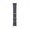 Connect Watch 42/44/45mm cinturino in pelle Marine blu navy