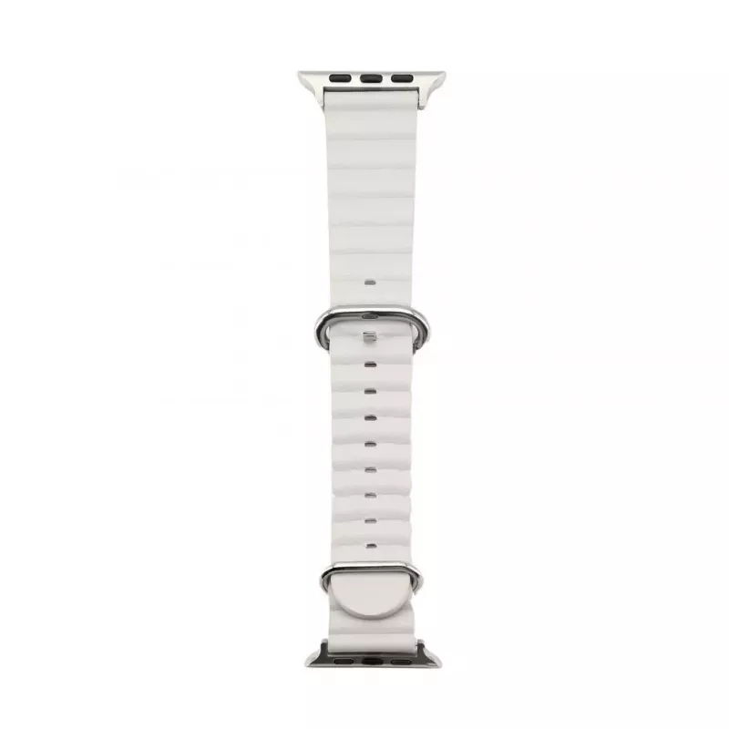 Connect Watch 42/44/45mm cinturino in pelle Marine Starlight