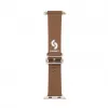 Connect Watch 42/44/45mm cinturino in pelle Marine marrone