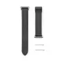 Connect 22mm cinturino in silicone e pelle con chiusura magnetica nero