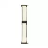 Connect 22mm cinturino in silicone e pelle con chiusura magnetica bianco