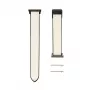 Connect 22mm cinturino in silicone e pelle con chiusura magnetica bianco