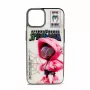 iLike Apple iPhone 14 custodia in PC e silicone Spider Sense bianco rosa