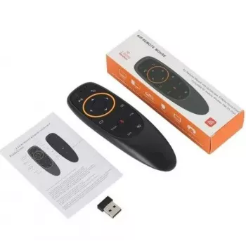 iLike MX3-ML telecomando wireless universale per Smart TV / PC con tastiera / telecomando IR / luce LED / USB nero
