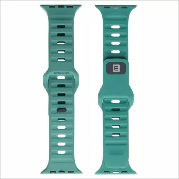 Evelatus Watch 42/44/45 Sport cinturino in silicone Loop verde