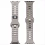 Evelatus Watch 42/44/45 Sport cinturino in silicone Loop grigio azzurro chiaro