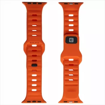 Evelatus Watch 42/44/45 Sport cinturino in silicone Loop arancione