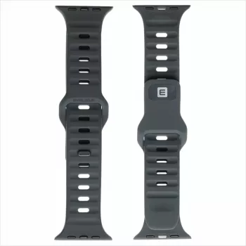 Evelatus Watch 38/40/41 Sport cinturino in silicone Loop grigio antracite