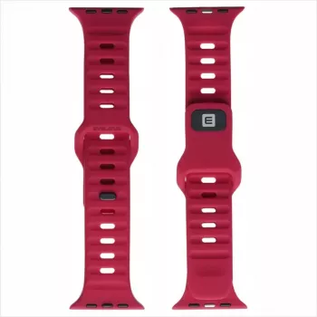 Evelatus Watch 38/40/41 Sport cinturino in silicone Loop rosso scuro