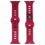 Evelatus Watch 38/40/41 Sport cinturino in silicone Loop rosso scuro