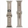 Evelatus Watch 38/40/41 Sport cinturino in silicone Loop grigio beige