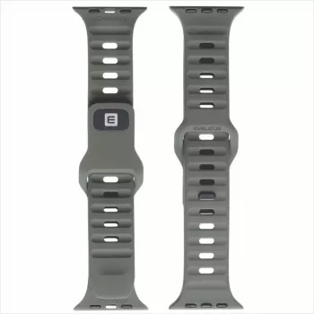 Evelatus Watch 38/40/41 Sport cinturino in silicone Loop grigio scuro
