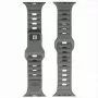 Evelatus Watch 42/44/45 Sport cinturino in silicone Loop grigio scuro