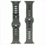 Evelatus Apple Watch 38/40/41mm cinturino in silicone Sport Loop verde scuro