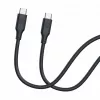 Evelatus Cavo in silicone USB-C a USB-C 1,2 m 60 W / 20 V 3 A nero