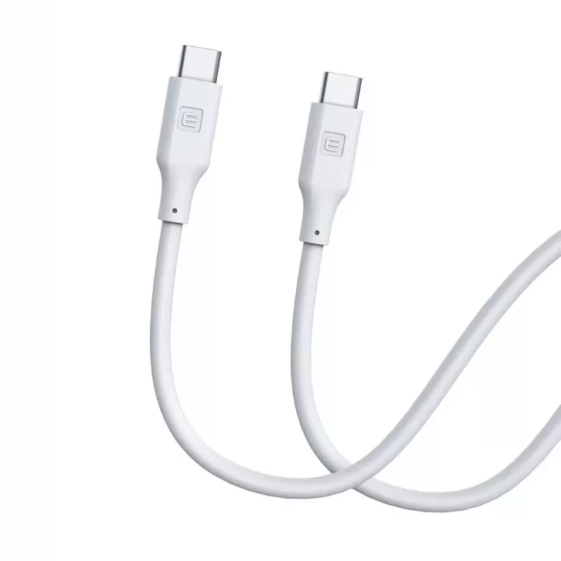 Evelatus Cavo in silicone USB-C a USB-C 1,2 m 60W / 20V 3A bianco