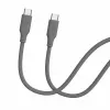 Evelatus Cavo in silicone USB-C a USB-C 1,2 m 60 W PD grigio