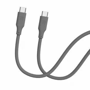 Evelatus Cavo in silicone USB-C a USB-C 1,2 m 60 W PD grigio
