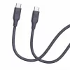 Evelatus Cavo in silicone USB-C a USB-C 1,2 m 60W 20V/3A blu