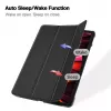 iLike MatePad 10.4 Custodia con supporto Tri-Fold in pelle ecologica nera