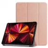 iLike iPad 10.2 Custodia con supporto Tri-Fold in pelle ecologica oro rosa