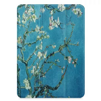 iLike Galaxy Tab S8 Plus 12.4 Custodia con supporto pieghevole in pelle ecologica Sakura