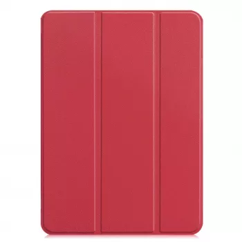 iLike Galaxy Tab S7 FE 12.4 Tri-Fold Eco-Leather Stand Case Coral Pink