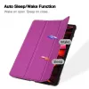 iLike iPad 10.2 Custodia con supporto a tre ante in pelle ecologica viola