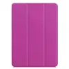 iLike Galaxy Tab S9 Ultra 14.6 Custodia con supporto a tre ante in pelle ecologica viola
