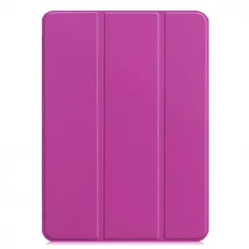iLike Galaxy Tab S9 Ultra 14.6 Custodia con supporto a tre ante in pelle ecologica viola