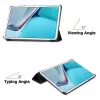 iLike Tab M9 9 TB310 Custodia con supporto a tre ante in pelle ecologica azzurro cielo